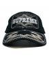 中古・古着 SUPREME (シュプリーム) WESTERN EMBROIDERED MESH CAP ブラック：12000円