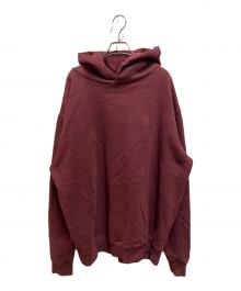 Maison Margiela（メゾンマルジェラ）の古着「ICONS LOGO HOODIE」｜レッド