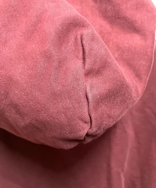 Maison Margiela（メゾンマルジェラ）Maison Margiela (メゾンマルジェラ) ICONS LOGO HOODIE レッド サイズ:Ｓの古着・服飾アイテム