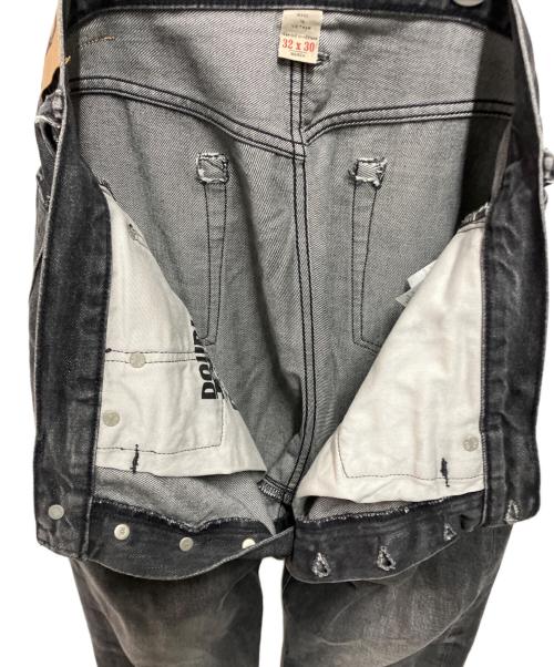 RRL（ダブルアールエル）RRL (ダブルアールエル) STRAIGHT FIT JEAN DUSTY BLACK WASH ブラック サイズ: W32×L30の古着・服飾アイテム
