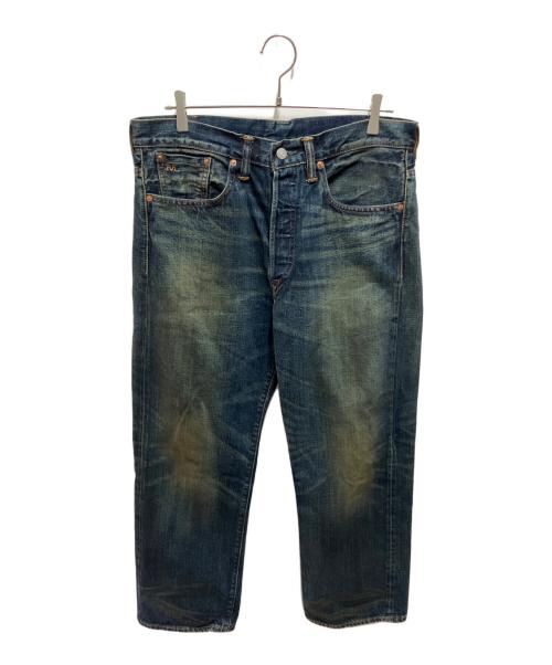 RRL（ダブルアールエル）RRL (ダブルアールエル) ヴィンテージ加工デニムパンツ インディゴ サイズ:W32×L30の古着・服飾アイテム