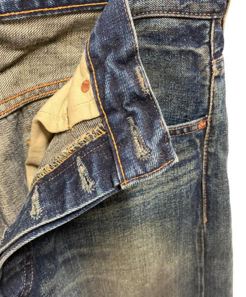 RRL（ダブルアールエル）RRL (ダブルアールエル) ヴィンテージ加工デニムパンツ インディゴ サイズ:W32×L30の古着・服飾アイテム