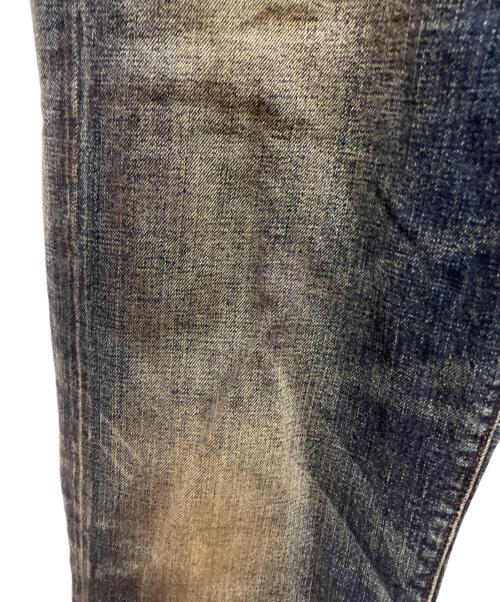 RRL（ダブルアールエル）RRL (ダブルアールエル) ヴィンテージ加工デニムパンツ インディゴ サイズ:W32×L30の古着・服飾アイテム