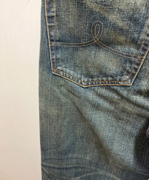 RRL（ダブルアールエル）RRL (ダブルアールエル) ヴィンテージ加工デニムパンツ インディゴ サイズ:W32×L30の古着・服飾アイテム