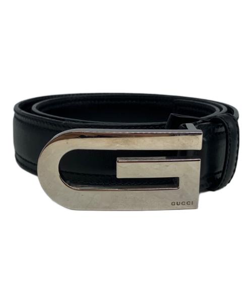 GUCCI（グッチ）GUCCI (グッチ) Gバックルベルト ブラックの古着・服飾アイテム