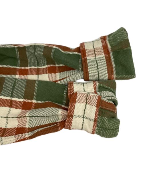 WAREHOUSE（ウエアハウス）WAREHOUSE (ウエアハウス) FLANNEL SHIRTS グリーン サイズ:Ｍの古着・服飾アイテム