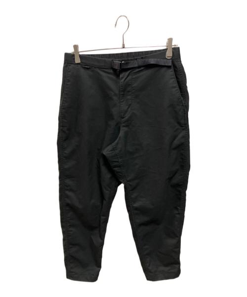 THE NORTHFACE PURPLELABEL（ザ・ノースフェイス パープルレーベル）THE NORTHFACE PURPLELABEL (ザ・ノースフェイス パープルレーベル) Stretch Twill Wide Tapered Pants ブラック サイズ:30の古着・服飾アイテム