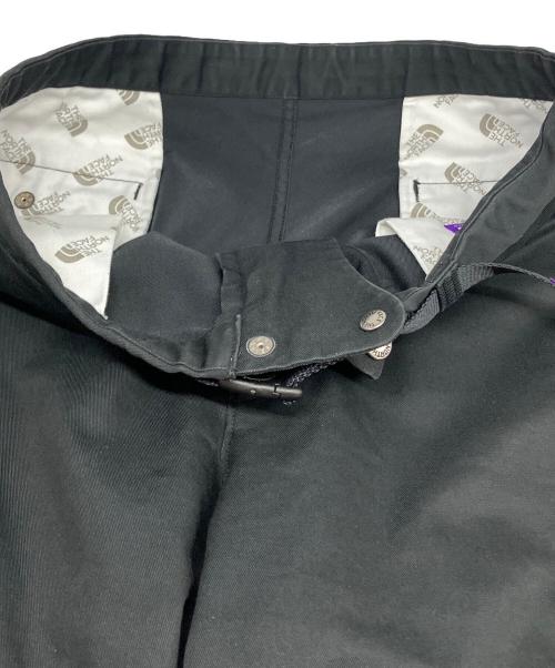 THE NORTHFACE PURPLELABEL（ザ・ノースフェイス パープルレーベル）THE NORTHFACE PURPLELABEL (ザ・ノースフェイス パープルレーベル) Stretch Twill Wide Tapered Pants ブラック サイズ:30の古着・服飾アイテム