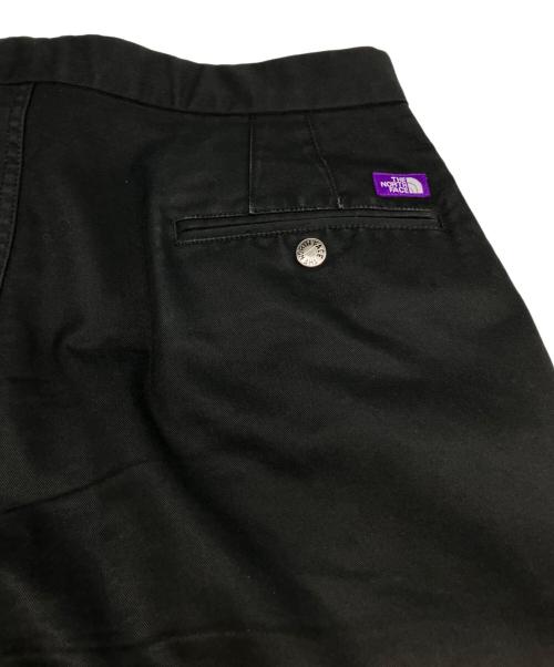 THE NORTHFACE PURPLELABEL（ザ・ノースフェイス パープルレーベル）THE NORTHFACE PURPLELABEL (ザ・ノースフェイス パープルレーベル) Stretch Twill Wide Tapered Pants ブラック サイズ:30の古着・服飾アイテム