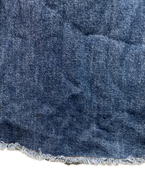 MM6 Maison Margiela（エムエムシックスメゾンマルジェラ）MM6 Maison Margiela (エムエムシックスメゾンマルジェラ) 変形デニムスカート インディゴ サイズ:38の古着・服飾アイテム