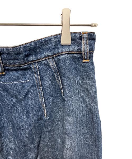 MM6 Maison Margiela（エムエムシックスメゾンマルジェラ）MM6 Maison Margiela (エムエムシックスメゾンマルジェラ) 変形デニムスカート インディゴ サイズ:38の古着・服飾アイテム