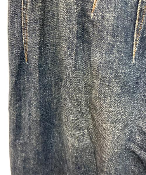 MM6 Maison Margiela（エムエムシックスメゾンマルジェラ）MM6 Maison Margiela (エムエムシックスメゾンマルジェラ) 変形デニムスカート インディゴ サイズ:38の古着・服飾アイテム