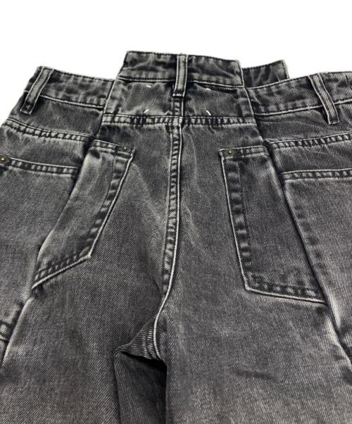 Maison Margiela（メゾンマルジェラ）Maison Margiela (メゾンマルジェラ) BIAS CUT WIDE FLARE DENIM PANTS ブラック サイズ:40の古着・服飾アイテム