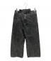 Maison Margiela（メゾンマルジェラ）の古着「BIAS CUT WIDE FLARE DENIM PANTS」｜ブラック