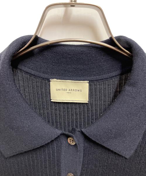 UNITED ARROWS（ユナイテッドアローズ）UNITED ARROWS (ユナイテッドアローズ) フィット＆フレアポロワンピース ネイビー サイズ:FREEの古着・服飾アイテム