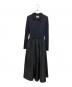 UNITED ARROWS（ユナイテッドアローズ）の古着「フィット＆フレアポロワンピース」｜ネイビー