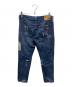 POLO RALPH LAUREN (ポロ・ラルフローレン) ワッペンパッチワークデニムパンツ インディゴ サイズ:23：7000円