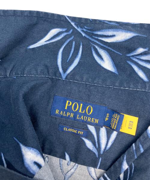 POLO RALPH LAUREN（ポロ・ラルフローレン）POLO RALPH LAUREN (ポロ・ラルフローレン) パイナップル柄アロハシャツ ネイビー サイズ:Sの古着・服飾アイテム