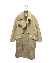 ETRE TOKYO（エトレトウキョウ）の古着「ダブルブレストウールコート」｜アイボリー
