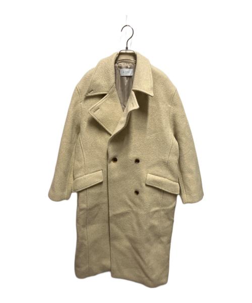 ETRE TOKYO（エトレトウキョウ）ETRE TOKYO (エトレトウキョウ) ダブルブレストウールコート アイボリー サイズ:Sの古着・服飾アイテム