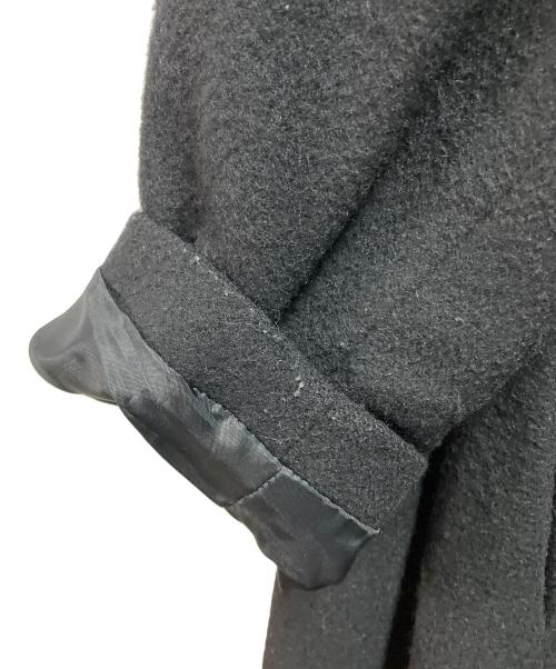 mizuiro-ind（ミズイロインド）mizuiro-ind (ミズイロインド) ステンカラーフレアロングコート ブラック サイズ:-の古着・服飾アイテム