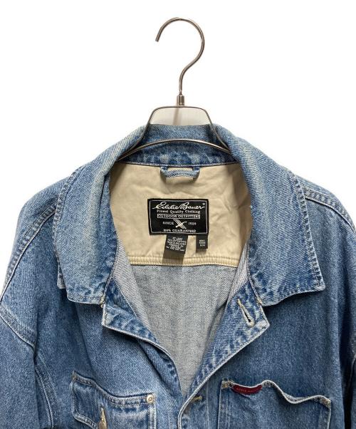 Eddie Bauer（エディーバウアー）Eddie Bauer (エディーバウアー) 90sデニムカバーオール インディゴ サイズ:Ｍの古着・服飾アイテム