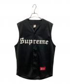 SUPREMEシュプリーム）の古着「Sleeveless Baseball Jersey」｜ブラック