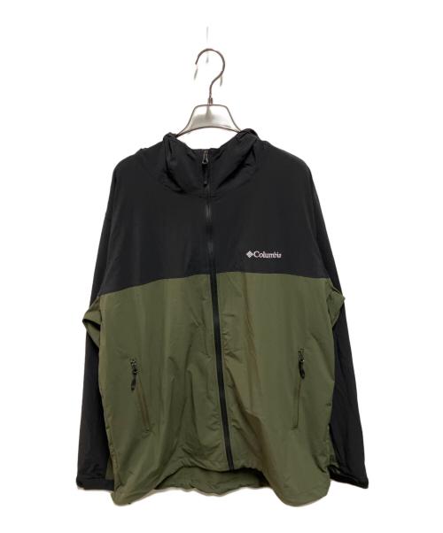Columbia（コロンビア）Columbia (コロンビア) スリーピービュッテ2ジャケット ブラック×グリーン サイズ:XLの古着・服飾アイテム