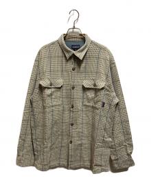 Patagonia（パタゴニア）の古着「00's ヘビーフランネルシャツ」｜グリーン