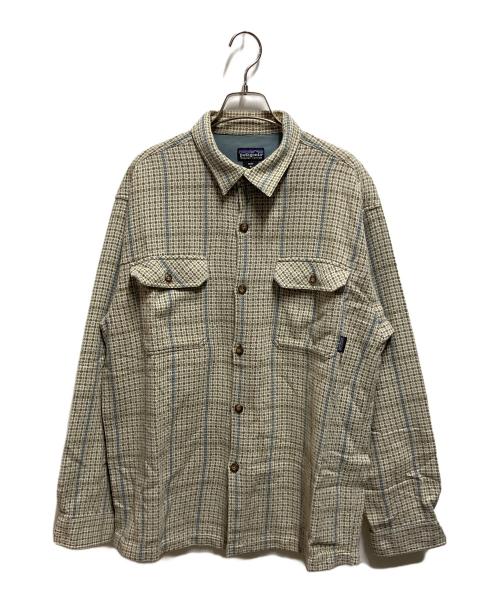 Patagonia（パタゴニア）Patagonia (パタゴニア) 00's ヘビーフランネルシャツ グリーン サイズ:Mの古着・服飾アイテム