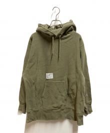 WTAPS×Champion REVERSE WEAVE（ダブルタップス×チャンピオン リバース ウィーブ）の古着「Academy Hooded」｜グリーン