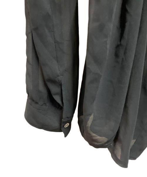 COMME des GARCONS（コムデギャルソン）COMME des GARCONS (コムデギャルソン) シアーデザインブラウス ブラック サイズ:Ｍの古着・服飾アイテム