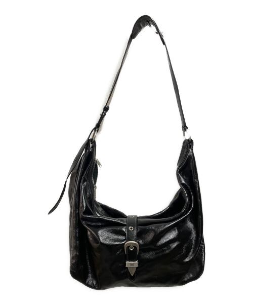 MARGESHERWOOD（マージシャーウッド）MARGESHERWOOD (マージシャーウッド) BELTED HOBO ブラックの古着・服飾アイテム