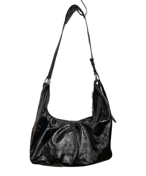 MARGESHERWOOD（マージシャーウッド）MARGESHERWOOD (マージシャーウッド) BELTED HOBO ブラックの古着・服飾アイテム
