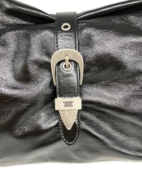 MARGESHERWOOD（マージシャーウッド）MARGESHERWOOD (マージシャーウッド) BELTED HOBO ブラックの古着・服飾アイテム