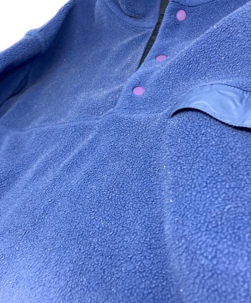 Patagonia（パタゴニア）Patagonia (パタゴニア) 90's シンチラスナッププルオーバー 97年 USA製 ブルー サイズ:Ｍの古着・服飾アイテム
