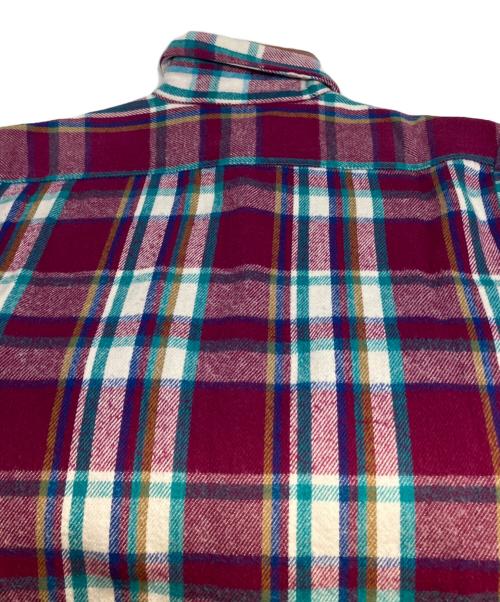 FIVE BROTHER（ファイブブラザー）FIVE BROTHER (ファイブブラザー) 70-80's ネルシャツ パープル サイズ:Ｍの古着・服飾アイテム