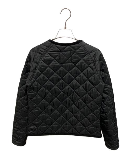 LAVENHAM（ラベンハム）LAVENHAM (ラベンハム) ノーカラーキルティングジャケット ブラック サイズ:Ｓの古着・服飾アイテム