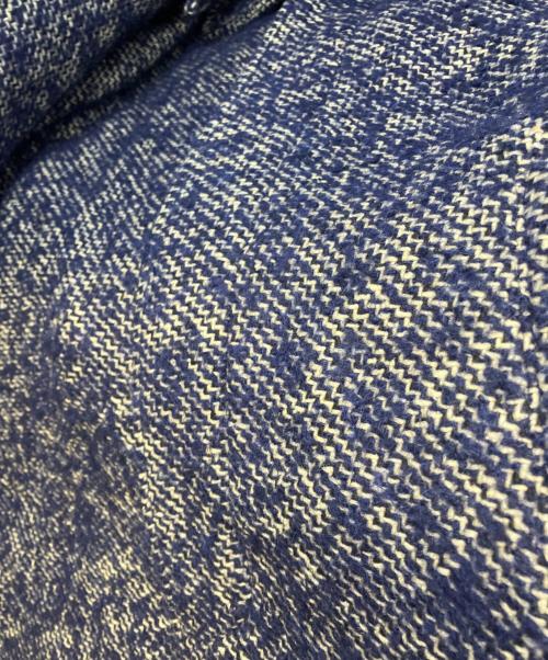 HERNO（ヘルノ）HERNO (ヘルノ) ウールツイードステンカラーコート ネイビー サイズ:50の古着・服飾アイテム