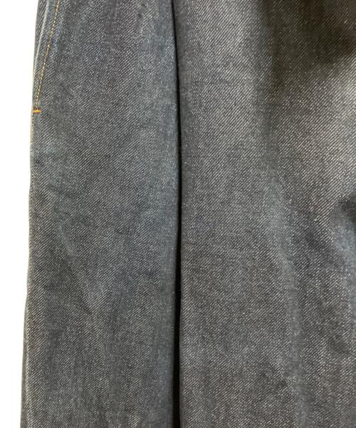 SUBLATIONS（サブレーションズ）SUBLATIONS (サブレーションズ) 2TUCK WIDE DENIM PANTS インディゴ サイズ:2の古着・服飾アイテム