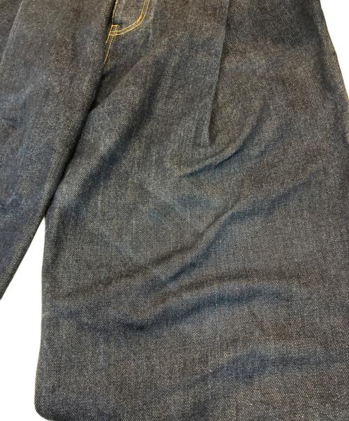 SUBLATIONS（サブレーションズ）SUBLATIONS (サブレーションズ) 2TUCK WIDE DENIM PANTS インディゴ サイズ:2の古着・服飾アイテム