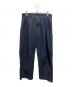 SUBLATIONS（サブレーションズ）の古着「2TUCK WIDE DENIM PANTS」｜インディゴ