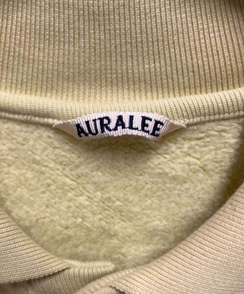 AURALEE（オーラリー）AURALEE (オーラリー) SMOOTH SOFT SWEAT POLO 黄緑 サイズ:4の古着・服飾アイテム