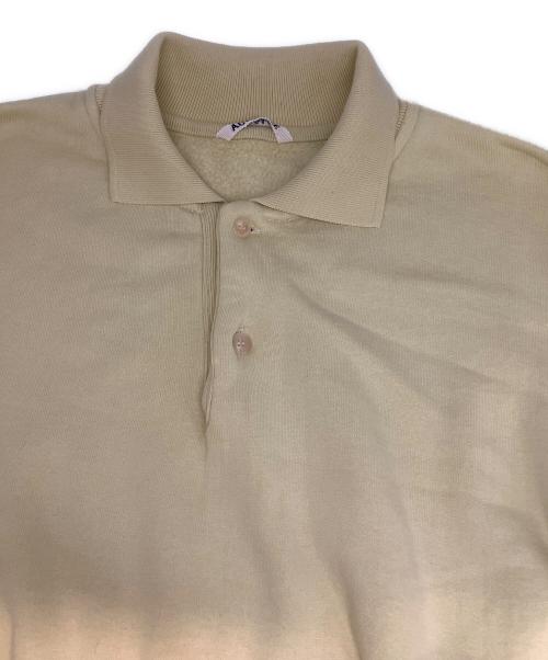 AURALEE（オーラリー）AURALEE (オーラリー) SMOOTH SOFT SWEAT POLO 黄緑 サイズ:4の古着・服飾アイテム