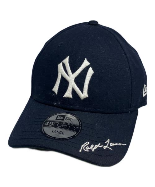 New Era（ニューエラ）New Era (ニューエラ) POLO RALPH LAUREN (ポロ・ラルフローレン) キャップ ネイビーの古着・服飾アイテム