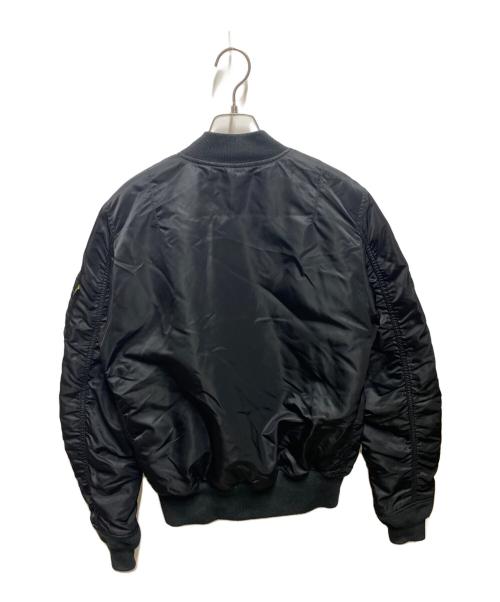 ALPHA（アルファ）ALPHA (アルファ) MA-1ジャケット ブラック サイズ:Ｓの古着・服飾アイテム