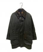 Barbourバブアー）の古着「NORTHUMBRIA ワックスコットンコート」｜グリーン