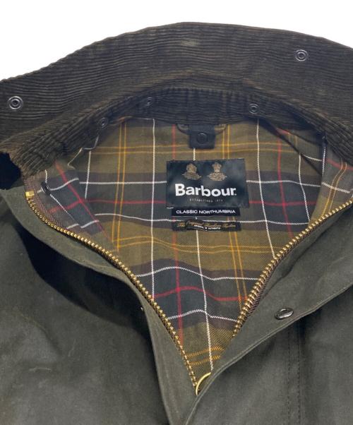 Barbour（バブアー）Barbour (バブアー) NORTHUMBRIA ワックスコットンコート グリーン サイズ:サイズ詳細参照の古着・服飾アイテム