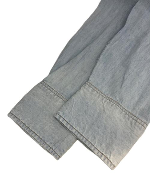 RRL（ダブルアールエル）RRL (ダブルアールエル) ウエスタンデニムシャツ ブルー サイズ:Sの古着・服飾アイテム