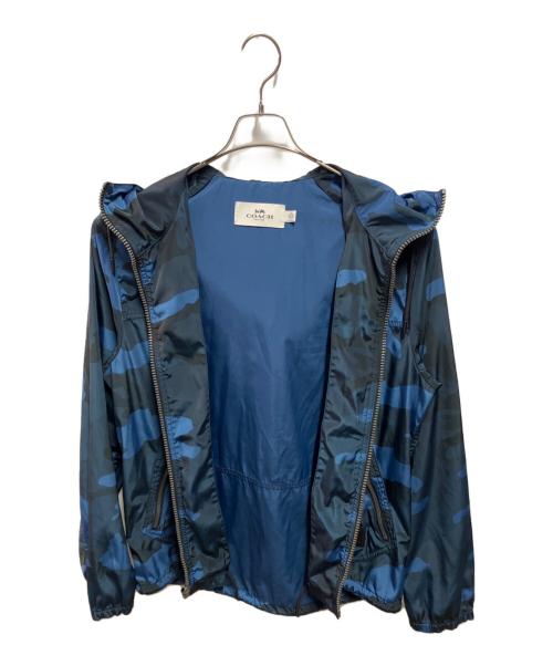 COACH（コーチ）COACH (コーチ) ナイロンジャケット ブルー サイズ:Mの古着・服飾アイテム